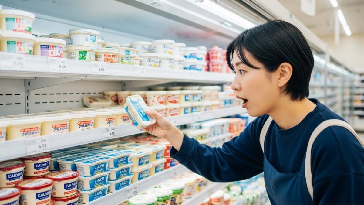 冷蔵が必要な商品はバター売り場もチェック