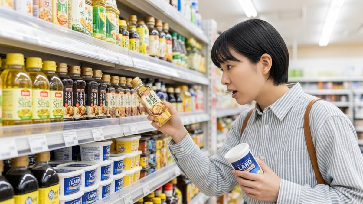 ラードをスーパーの売り場で探す際の関連情報